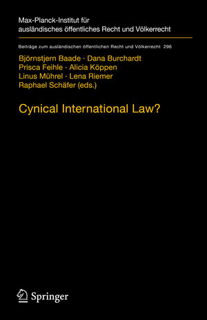 Buchcover Cynical International Law?  | EAN 9783662621288 | ISBN 3-662-62128-2 | ISBN 978-3-662-62128-8