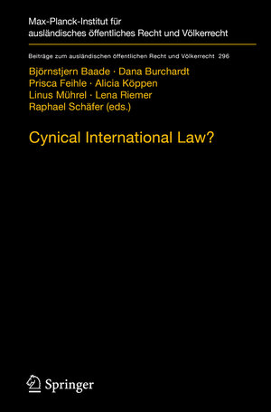 Buchcover Cynical International Law?  | EAN 9783662621301 | ISBN 3-662-62130-4 | ISBN 978-3-662-62130-1