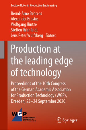 Buchcover Production at the leading edge of technology  | EAN 9783662621370 | ISBN 3-662-62137-1 | ISBN 978-3-662-62137-0
