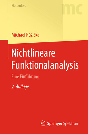 Buchcover Nichtlineare Funktionalanalysis | Michael Růžička | EAN 9783662621905 | ISBN 3-662-62190-8 | ISBN 978-3-662-62190-5