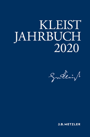 Buchcover Kleist-Jahrbuch 2020  | EAN 9783662622834 | ISBN 3-662-62283-1 | ISBN 978-3-662-62283-4