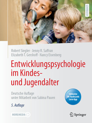 Buchcover Entwicklungspsychologie im Kindes- und Jugendalter | Robert Siegler | EAN 9783662627716 | ISBN 3-662-62771-X | ISBN 978-3-662-62771-6