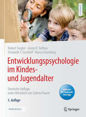 Buchcover Entwicklungspsychologie im Kindes- und Jugendalter | Robert Siegler | EAN 9783662627723 | ISBN 3-662-62772-8 | ISBN 978-3-662-62772-3