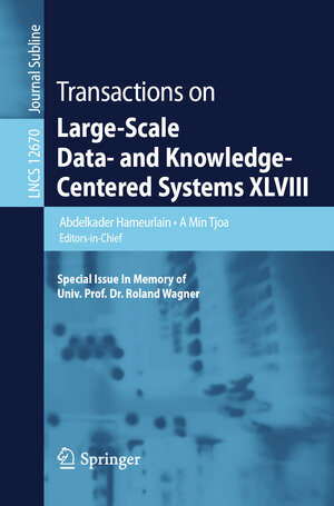 Buchcover Transactions on Large-Scale Data- and Knowledge-Centered Systems XLVIII  | EAN 9783662635186 | ISBN 3-662-63518-6 | ISBN 978-3-662-63518-6