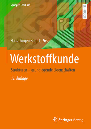 Buchcover Werkstoffkunde  | EAN 9783662639603 | ISBN 3-662-63960-2 | ISBN 978-3-662-63960-3