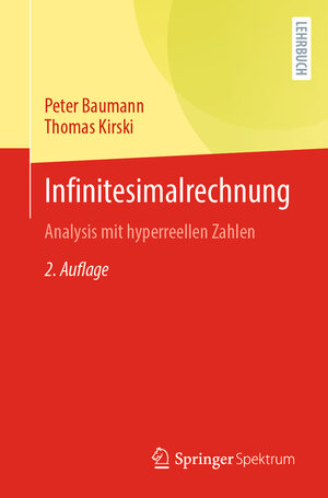 Buchcover Infinitesimalrechnung | Peter Baumann | EAN 9783662645710 | ISBN 3-662-64571-8 | ISBN 978-3-662-64571-0