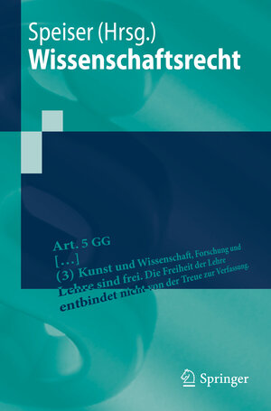 Buchcover Wissenschaftsrecht  | EAN 9783662647226 | ISBN 3-662-64722-2 | ISBN 978-3-662-64722-6