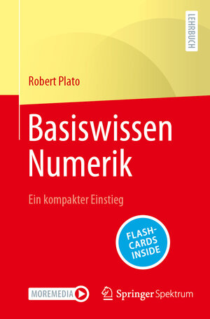 Buchcover Basiswissen Numerik | Robert Plato | EAN 9783662665695 | ISBN 3-662-66569-7 | ISBN 978-3-662-66569-5