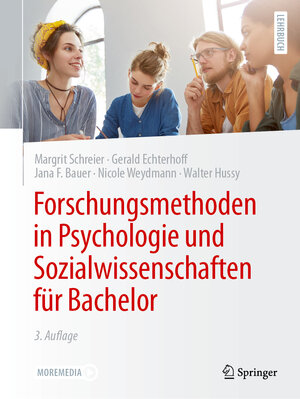 Buchcover Forschungsmethoden in Psychologie und Sozialwissenschaften für Bachelor | Margrit Schreier | EAN 9783662666722 | ISBN 3-662-66672-3 | ISBN 978-3-662-66672-2