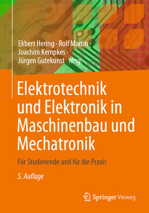 Buchcover Elektrotechnik und Elektronik in Maschinenbau und Mechatronik  | EAN 9783662675373 | ISBN 3-662-67537-4 | ISBN 978-3-662-67537-3