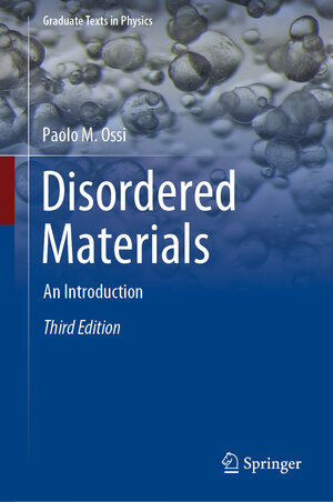 Buchcover Disordered Materials | Paolo M. Ossi | EAN 9783662684269 | ISBN 3-662-68426-8 | ISBN 978-3-662-68426-9