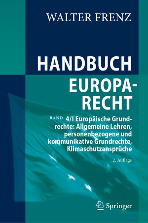 Buchcover Handbuch Europarecht | Walter Frenz | EAN 9783662685815 | ISBN 3-662-68581-7 | ISBN 978-3-662-68581-5