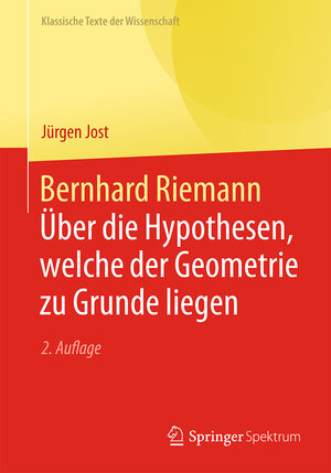 Buchcover Bernhard Riemann | Jürgen Jost | EAN 9783662708729 | ISBN 3-662-70872-8 | ISBN 978-3-662-70872-9