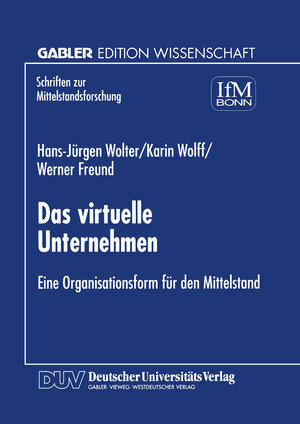 Buchcover Das virtuelle Unternehmen  | EAN 9783663013488 | ISBN 3-663-01348-0 | ISBN 978-3-663-01348-8