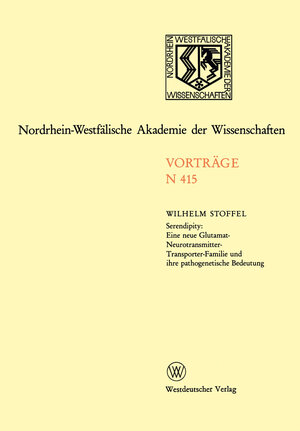 Buchcover Serendipity | Wilhelm Stoffel | EAN 9783663017318 | ISBN 3-663-01731-1 | ISBN 978-3-663-01731-8
