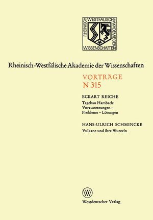 Buchcover Tagebau Hambach: Voraussetzungen — Probleme — Lösungen. Vulkane und ihre Wurzeln | Eckart Reiche | EAN 9783663017578 | ISBN 3-663-01757-5 | ISBN 978-3-663-01757-8