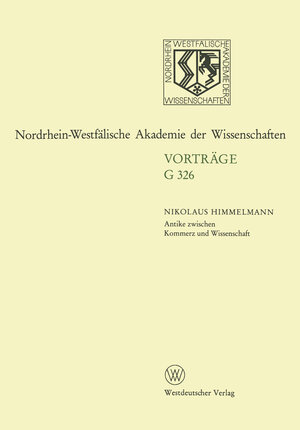 Buchcover Antike zwischen Kommerz und Wissenschaft 25 Jahre Erwerbungen für das Akademische Kunstmuseum Bonn | Nikolaus Himmelmann | EAN 9783663017943 | ISBN 3-663-01794-X | ISBN 978-3-663-01794-3