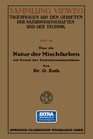 Buchcover Über die Natur der Mischfarben auf Grund der Undulationshypothese | Oskar Zoth | EAN 9783663045175 | ISBN 3-663-04517-X | ISBN 978-3-663-04517-5