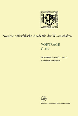 Buchcover Bildhaftes Rechtsdenken | Bernhard Großfeld | EAN 9783663053385 | ISBN 3-663-05338-5 | ISBN 978-3-663-05338-5