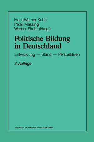 Buchcover Politische Bildung in Deutschland  | EAN 9783663057369 | ISBN 3-663-05736-4 | ISBN 978-3-663-05736-9
