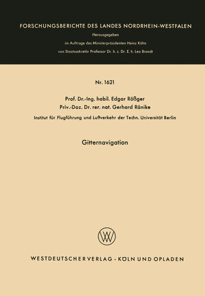 Buchcover Gitternavigation | Edgar Rößger | EAN 9783663063292 | ISBN 3-663-06329-1 | ISBN 978-3-663-06329-2