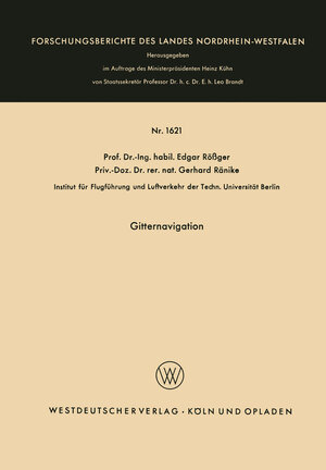 Buchcover Gitternavigation | Edgar Rößger | EAN 9783663072423 | ISBN 3-663-07242-8 | ISBN 978-3-663-07242-3