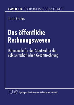 Buchcover Das öffentliche Rechnungswesen  | EAN 9783663083382 | ISBN 3-663-08338-1 | ISBN 978-3-663-08338-2