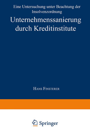 Buchcover Unternehmenssanierung durch Kreditinstitute  | EAN 9783663090854 | ISBN 3-663-09085-X | ISBN 978-3-663-09085-4