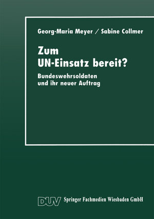 Buchcover Zum UN-Einsatz bereit?  | EAN 9783663091608 | ISBN 3-663-09160-0 | ISBN 978-3-663-09160-8