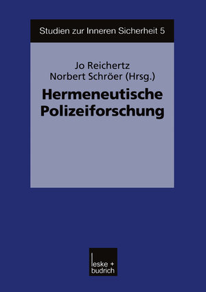 Buchcover Hermeneutische Polizeiforschung  | EAN 9783663102977 | ISBN 3-663-10297-1 | ISBN 978-3-663-10297-7