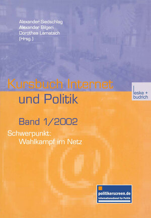 Buchcover Schwerpunkt: Wahlkampf im Netz  | EAN 9783663106012 | ISBN 3-663-10601-2 | ISBN 978-3-663-10601-2