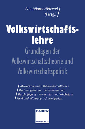 Buchcover Volkswirtschaftslehre | Karl Marten Barfuss | EAN 9783663129318 | ISBN 3-663-12931-4 | ISBN 978-3-663-12931-8