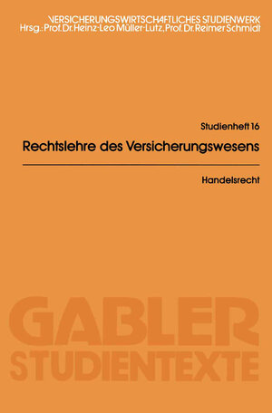 Buchcover Handelsrecht | Karl Sieg | EAN 9783663133124 | ISBN 3-663-13312-5 | ISBN 978-3-663-13312-4