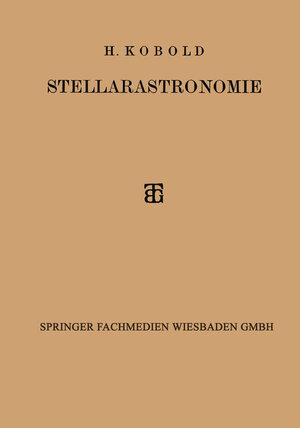 Buchcover Stellarastronomie | H. Kobold | EAN 9783663152477 | ISBN 3-663-15247-2 | ISBN 978-3-663-15247-7