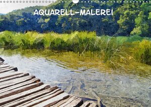 Buchcover Aquarell-Malerei Kalender (Wandkalender 2018 DIN A3 quer) | Helmut Schneller | EAN 9783665936785 | ISBN 3-665-93678-0 | ISBN 978-3-665-93678-5