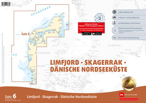 Buchcover Sportbootkarten Satz 6: Limfjord - Skagerrak - Dänische Nordseeküste (Ausgabe 2024/2025)  | EAN 9783667128690 | ISBN 3-667-12869-X | ISBN 978-3-667-12869-0