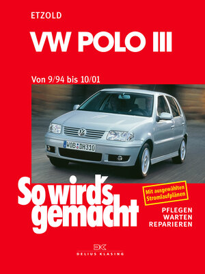 Buchcover VW Polo III 9/94 bis 10/01 | Rüdiger Etzold | EAN 9783667129154 | ISBN 3-667-12915-7 | ISBN 978-3-667-12915-4