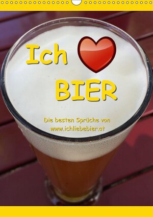 Buchcover Ich liebe Bier (Wandkalender 2018 DIN A3 hoch) | www.IchliebeBier.at | EAN 9783669148900 | ISBN 3-669-14890-6 | ISBN 978-3-669-14890-0