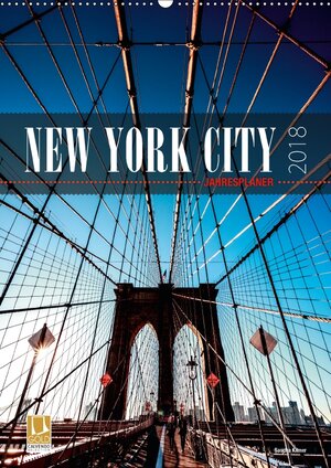 Buchcover New York City Jahresplaner 2018 (Wandkalender 2018 DIN A2 hoch)  | EAN 9783669325554 | ISBN 3-669-32555-7 | ISBN 978-3-669-32555-4