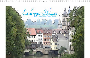 Buchcover Esslinger Skizzen (Wandkalender 2019 DIN A3 quer) | Klaus-Peter Huschka | EAN 9783669819732 | ISBN 3-669-81973-8 | ISBN 978-3-669-81973-2