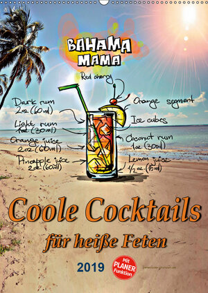 Buchcover Coole Cocktails für heiße Feten (Wandkalender 2019 DIN A2 hoch) | N N | EAN 9783669869843 | ISBN 3-669-86984-0 | ISBN 978-3-669-86984-3