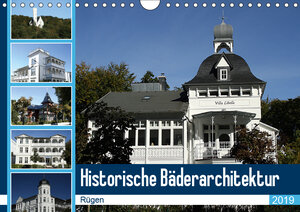 Buchcover Historische Bäderarchitektur Rügen (Wandkalender 2019 DIN A4 quer) | Anja Bagunk | EAN 9783669888868 | ISBN 3-669-88886-1 | ISBN 978-3-669-88886-8