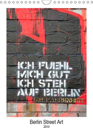 Buchcover Berlin Street Art (Wandkalender 2019 DIN A4 hoch) | Tobias Vogel | EAN 9783670168997 | ISBN 3-670-16899-0 | ISBN 978-3-670-16899-7