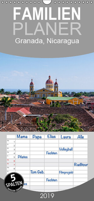 Buchcover Granada, Nicaragua - Familienplaner hoch (Wandkalender 2019 , 21 cm x 45 cm, hoch) | Matthias Gille | EAN 9783670212164 | ISBN 3-670-21216-7 | ISBN 978-3-670-21216-4