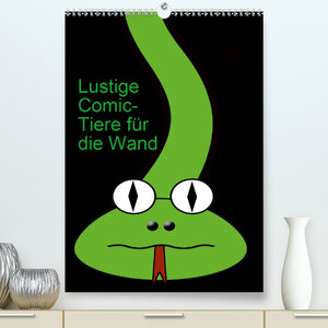 Buchcover Lustige Comic-Tiere für die Wand (Premium, hochwertiger DIN A2 Wandkalender 2020, Kunstdruck in Hochglanz) | Claudia Burlager | EAN 9783671300853 | ISBN 3-671-30085-X | ISBN 978-3-671-30085-3