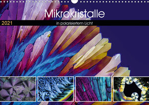 Buchcover Mikrokristalle in polarisiertem Licht (Wandkalender 2021 DIN A3 quer) | Thomas Becker | EAN 9783671764433 | ISBN 3-671-76443-0 | ISBN 978-3-671-76443-3