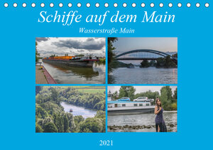 Buchcover Schiffe auf dem Main - Wasserstraße Main (Tischkalender 2021 DIN A5 quer) | Hans Will | EAN 9783671932078 | ISBN 3-671-93207-4 | ISBN 978-3-671-93207-8