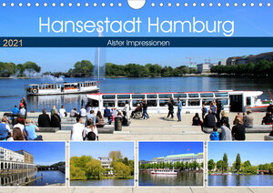 Buchcover Hansestadt Hamburg - Alster Impressionen (Wandkalender 2021 DIN A4 quer) | Arno Klatt | EAN 9783672170240 | ISBN 3-672-17024-0 | ISBN 978-3-672-17024-0