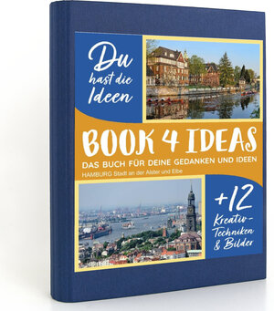 Buchcover BOOK 4 IDEAS modern | HAMBURG Stadt an der Alster und Elbe, Notizbuch, Bullet Journal mit Kreativitätstechniken und Bildern, DIN A5  | EAN 9783672699055 | ISBN 3-672-69905-5 | ISBN 978-3-672-69905-5