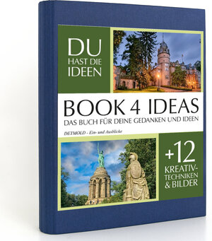 Buchcover BOOK 4 IDEAS classic | DETMOLD - Ein- und Ausblicke, Notizbuch, Bullet Journal mit Kreativitätstechniken und Bildern, DIN A5  | EAN 9783672732097 | ISBN 3-672-73209-5 | ISBN 978-3-672-73209-7